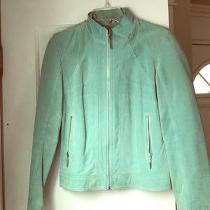 100% soft leather M coat